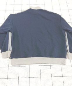 ◇ ⊇ MONO-MART モノマート サイドライン 長袖 ハーフジップ プルオーバー サイズL ネイビー系 メンズ E