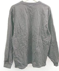 ◇ ⊇ FREAK'S STORE フリークスストア 無地柄 長袖 丸首無地柄Tシャツ サイズL ダークブラウン系 メンズ E