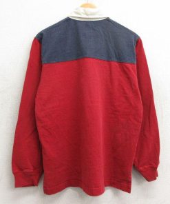 GAP M/古着 ギャップ 長袖 ブランド ラガー シャツ メンズ 00s マルチカラー コットン 赤他 レッド 24may30 中古 トップス