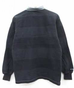 M/古着 バーバリアン 長袖 ラガー シャツ メンズ 00s UCONN コットン 黒他 ブラック spe 25sep08 中古 トップス