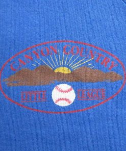 L/古着 スクリーンスターズ 長袖 スウェット メンズ 80s CANYON 野球 ラグラン クルーネック 青 ブルー 25sep19 中古 スエット トレーナー