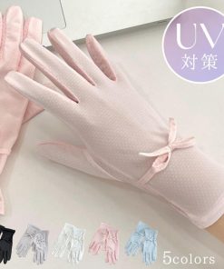 UV手袋 日焼け防止 手袋 レディース 夏用 ショート 指あり 薄手 通気性 透け感 軽量 コンパクト グローブ 日焼け対策 UV対策 春 夏 白 黒