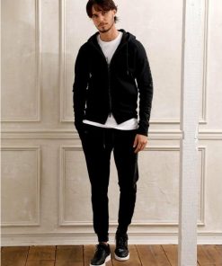 1PIU1UGUALE3 RELAX 2024新作 ウノピュウノウグァーレトレ メンズ グリッターロゴジップパーカー スウェットパンツ セットアップ 上下セット