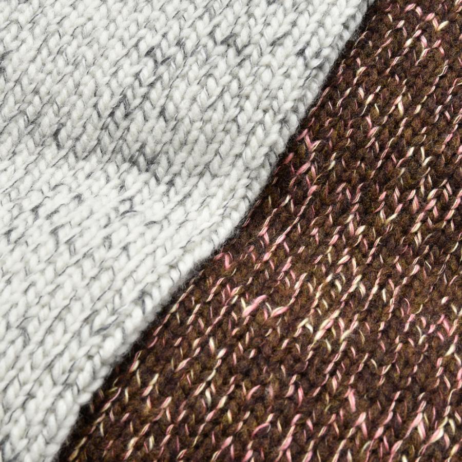 RENCONTRANT(レンコントラント)ウールコットンメランジクルーネックニット 11139 16052403172 - 画像 (9)