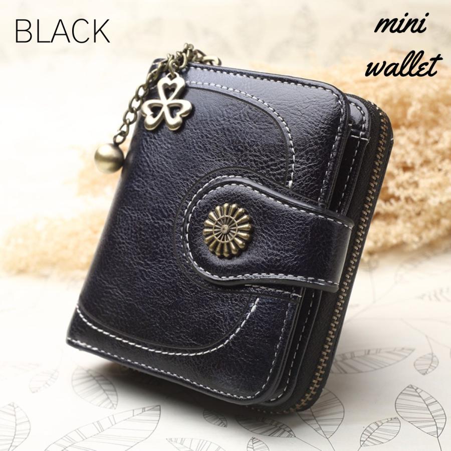 二つ折り財布 レディース ミニ財布 小銭入れ お札折らない コンパクト レザー 革 20代 30代 40代 かわいい 小さい 使いやすい