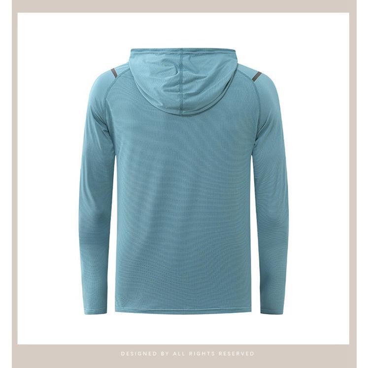 パーカー メンズ ストレッチ 弾力性 速乾性 通気性 フード付き 長袖パーカー 長袖 トップス 無地 カジュアル シンプル - 画像 (4)