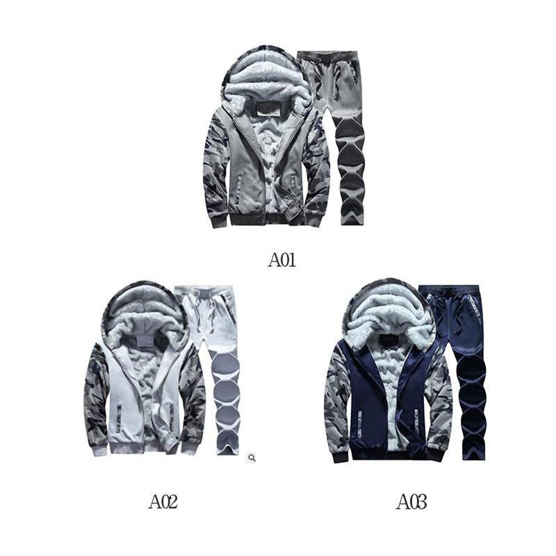 上下セット セットアップ メンズ 長袖 ジャケット ジャンバー 厚手 パーカー フード付き 裏起毛 裏ボア チノパン ロングパンツ 春 秋 秋服 冬 ジャージ