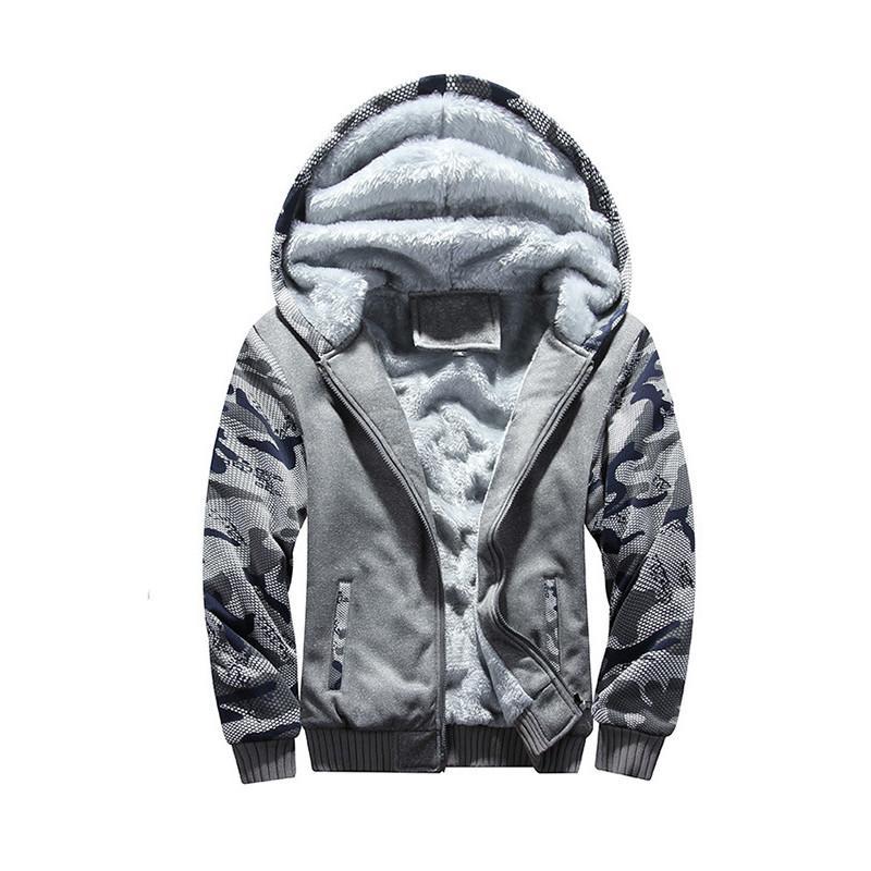 上下セット セットアップ メンズ 長袖 ジャケット ジャンバー 厚手 パーカー フード付き 裏起毛 裏ボア チノパン ロングパンツ 春 秋 秋服 冬 ジャージ - 画像 (8)