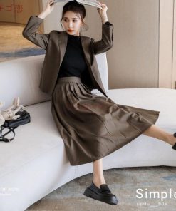 スーツ スカートスーツ セットアップ 洗える レディース 大きいサイズ セレモニースーツ カジュアル 2点セット 無地 シンプル フォーマル ビジネス オフィス