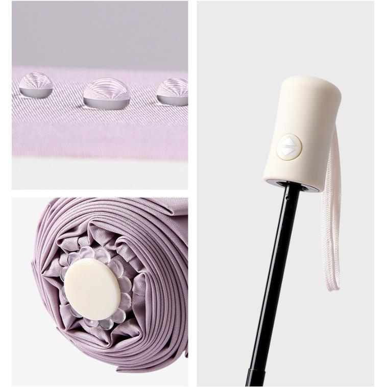 【特価】折り畳み傘 晴雨兼用8骨 強撥水性 レディース UVカット 梅雨 完全遮光 耐風 紫外線対策 折りたたみ傘ワンタッチ自動開閉 日傘 100%遮熱 - 画像 (5)