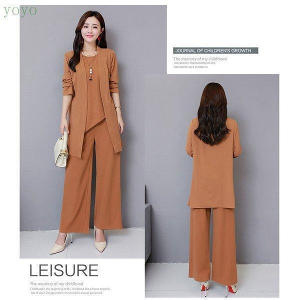 【特価】卒業式 服 母 レディース セットアップ セレモニースーツ 卒園式 服装 ママ 入学式 パンツスーツ スーツジャケット 3点セット 七五三 お宮参り - 画像 (3)