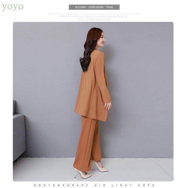 【特価】卒業式 服 母 レディース セットアップ セレモニースーツ 卒園式 服装 ママ 入学式 パンツスーツ スーツジャケット 3点セット 七五三 お宮参り - 画像 (5)