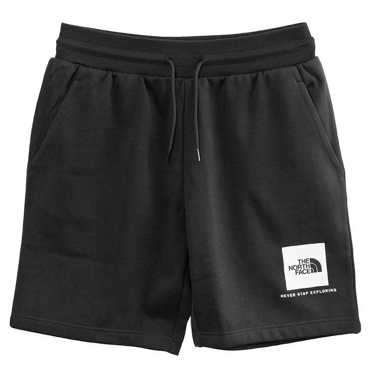 THE NORTH FACE ノースフェイス 裏起毛 スウェット ハーフパンツ NF0A8C1J NSE REGULAR SHORT-KY4 ブラック
