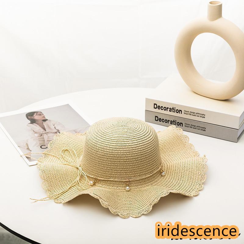 帽子 レディース UVカット UV 折りたたみ 麦わら風 大きいサイズ ハット 日よけ 春 夏 アウトドア 紫外線対策 かわいい おしゃれ 母の日 - 画像 (2)