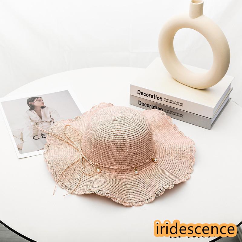 帽子 レディース UVカット UV 折りたたみ 麦わら風 大きいサイズ ハット 日よけ 春 夏 アウトドア 紫外線対策 かわいい おしゃれ 母の日 - 画像 (3)