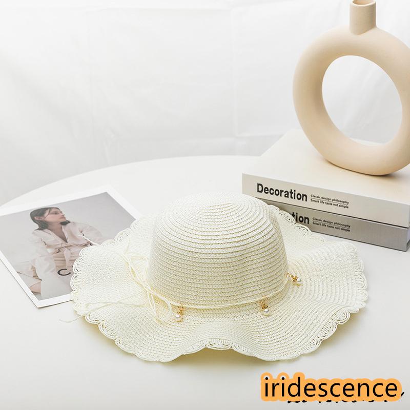 帽子 レディース UVカット UV 折りたたみ 麦わら風 大きいサイズ ハット 日よけ 春 夏 アウトドア 紫外線対策 かわいい おしゃれ 母の日 - 画像 (6)