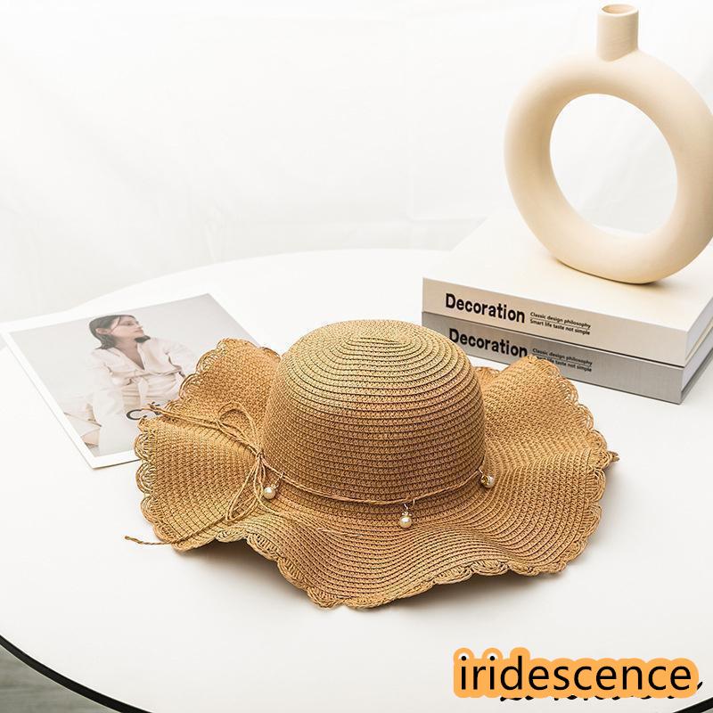 帽子 レディース UVカット UV 折りたたみ 麦わら風 大きいサイズ ハット 日よけ 春 夏 アウトドア 紫外線対策 かわいい おしゃれ 母の日 - 画像 (9)