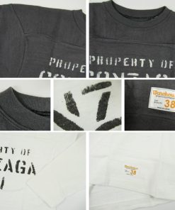 WAREHOUSE ウエアハウス Lot 4063 7分袖フットボールT GONZAGA HI