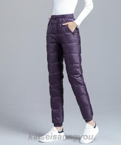 ダウンパンツ ダウン パンツ レディース レディースファッション 着痩せ フルカラー お買い得 厚手 暖い コーデ おしゃれ