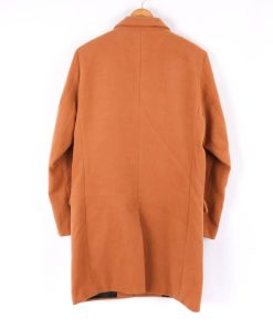 モノマート ロングコート チェスターコート アウター レディース Mサイズ ブラウン MONO-MART