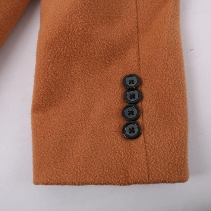 モノマート ロングコート チェスターコート アウター レディース Mサイズ ブラウン MONO-MART - 画像 (4)