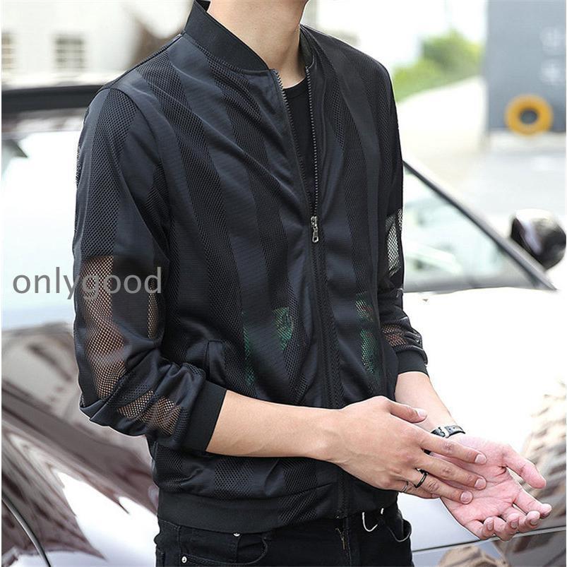 【特価】サマーカーディガン メンズ ライトアウター 夏 春 透け 長袖 薄手 涼しい 紫外線対策 冷房対策 ス 部屋着 サーフ コンパクト ギフト - 画像 (9)