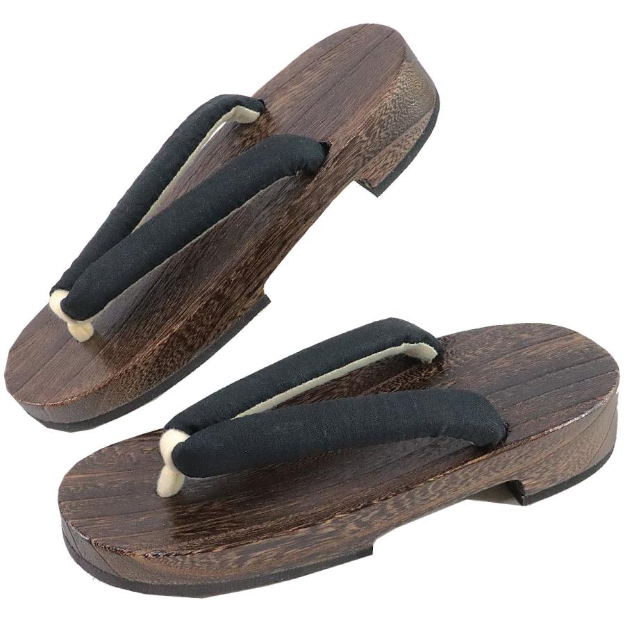 桐下駄 女性用 -31- 茶焼桐 右近型 25.5cm/L-Size - 画像 (2)