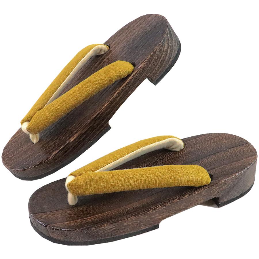 桐下駄 女性用 -31- 茶焼桐 右近型 25.5cm/L-Size - 画像 (3)