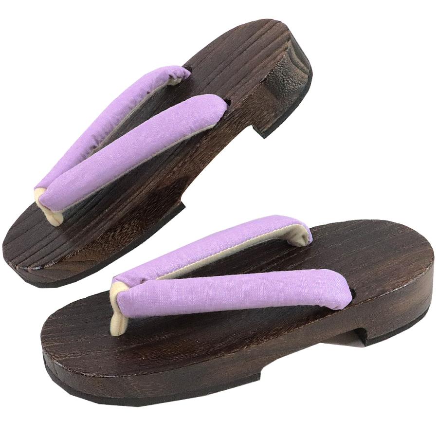 桐下駄 女性用 -31- 茶焼桐 右近型 25.5cm/L-Size - 画像 (6)