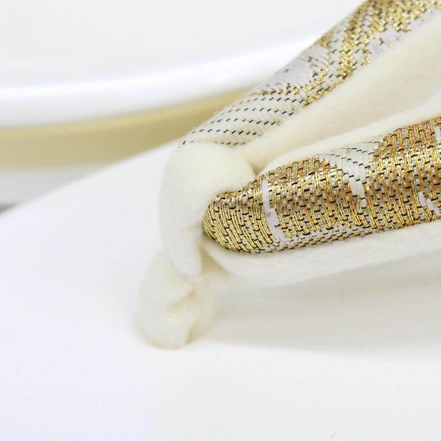 草履 単品 レディース 振袖 成人式 袴 卒業式 2段 白 オフホワイト 黄色 バイカラー 2色 フリーサイズ 日本製 エナメル 和装 着物 - 画像 (2)