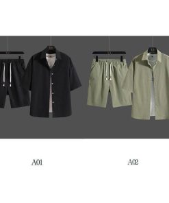 ＼父の日プレゼント ／アイスシルク セットアップ メンズ 接触冷感 薄手 ジャージ 半袖 上下セット シャツ スポーツ ショートパンツ カジュアル 夏服 春 秋
