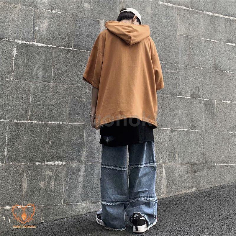 パーカー メンズ 夏パーカー 半袖 おしゃれ カジュアル フード付き パーカ 夏用 薄手 メンズファッション 20代 30代40代通学 通勤 - 画像 (6)