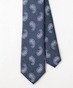 チルワーク バイ クイトランニング CHILLWORK by Quit Running イージーケア 洗えるネクタイ ペイズリーデザイン スリム （ダ