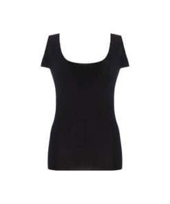 Triumph トリンプ ひびきにくい シームレス5340 トップ2 ブラック【返品不可商品】 （ブラック）