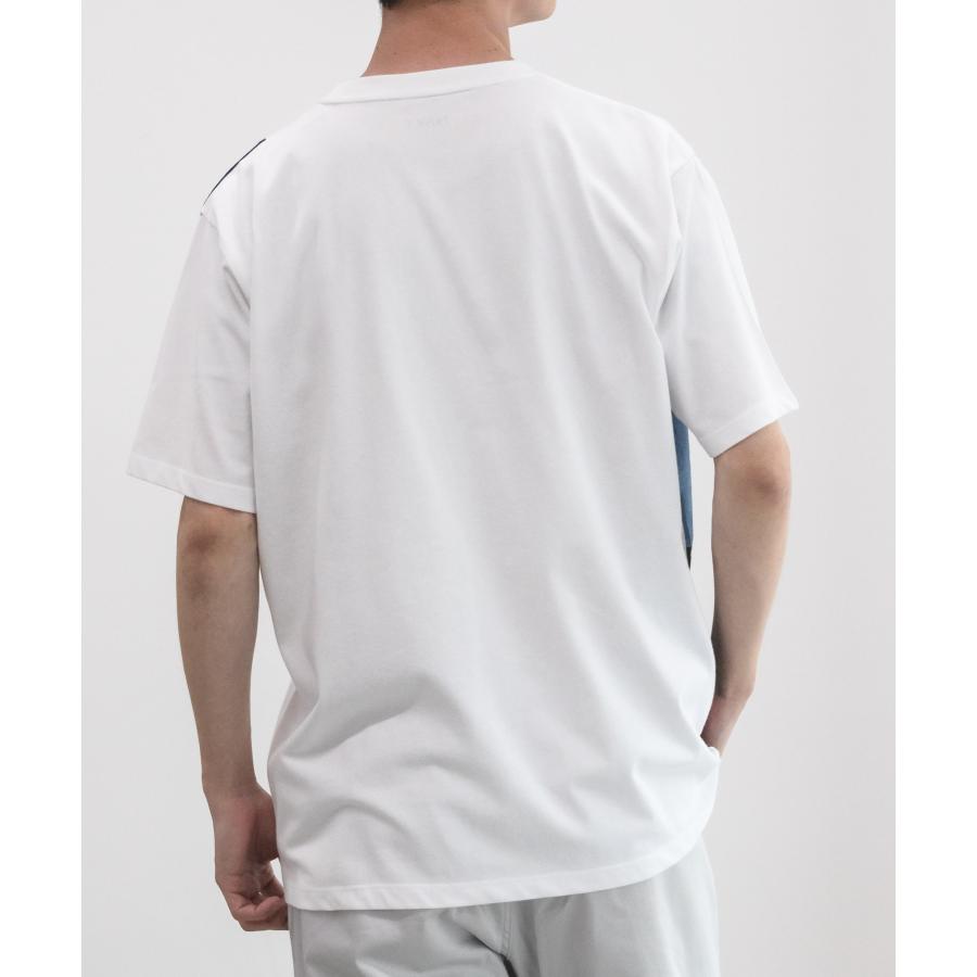 Tシャツ メンズ 半袖 ドライ 冷感 異素材切替 クルーネック トップス - 画像 (7)