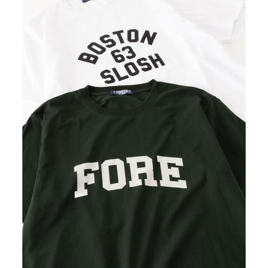 Tシャツ メンズ 半袖 綿混 プリント クルーネック カットソー トップス - 画像 (3)