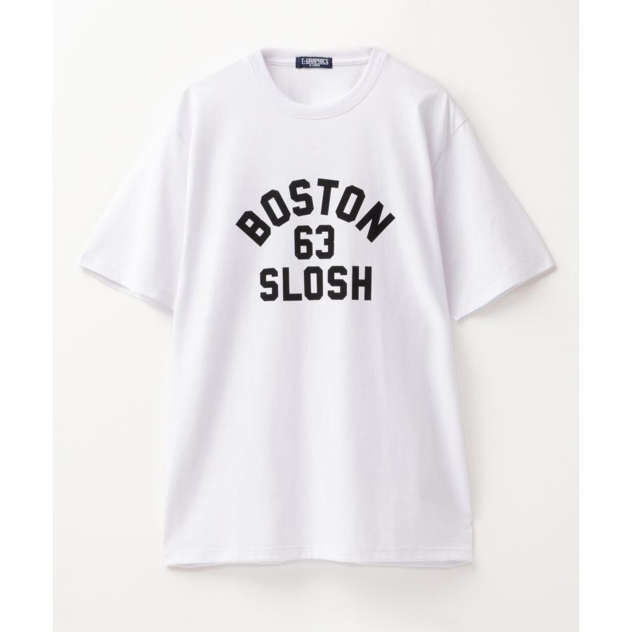 Tシャツ メンズ 半袖 綿混 プリント クルーネック カットソー トップス - 画像 (4)