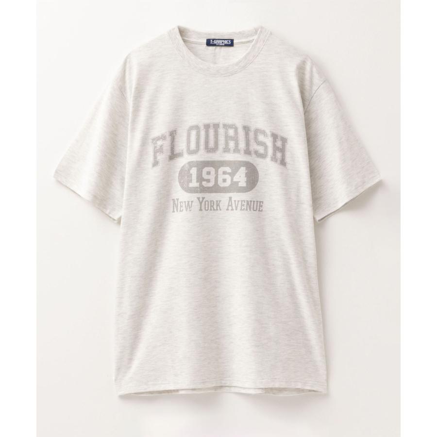 Tシャツ メンズ 半袖 綿混 プリント クルーネック カットソー トップス - 画像 (6)