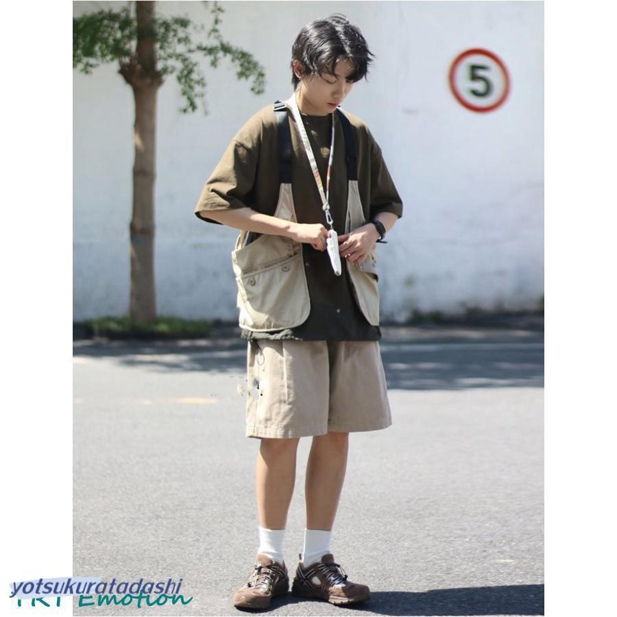 メンズ 大きいサイズ お釣り フィッシング キャンプ 多機能 カジュアル お洒落