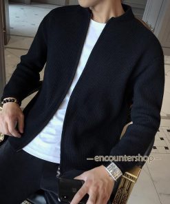 カーディガン ジャケット 春ジャケット スプリングコート メンズ ニット セーター 羽織り 秋物 春物 冷房対策 ユニセックス パーカー ブルゾン