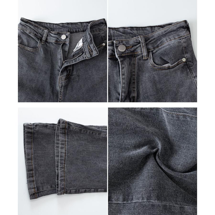 miniministore フレアデニムパンツ ストレッチパンツ韓国 - 画像 (3)