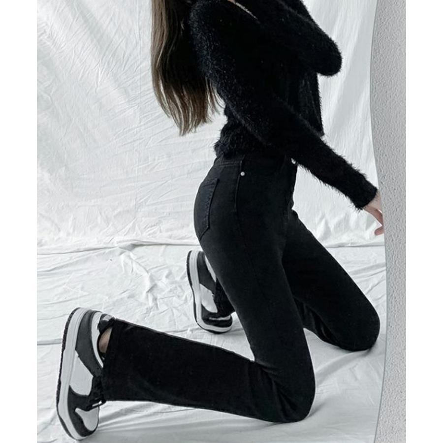 miniministore フレアデニムパンツ ストレッチパンツ韓国 - 画像 (5)