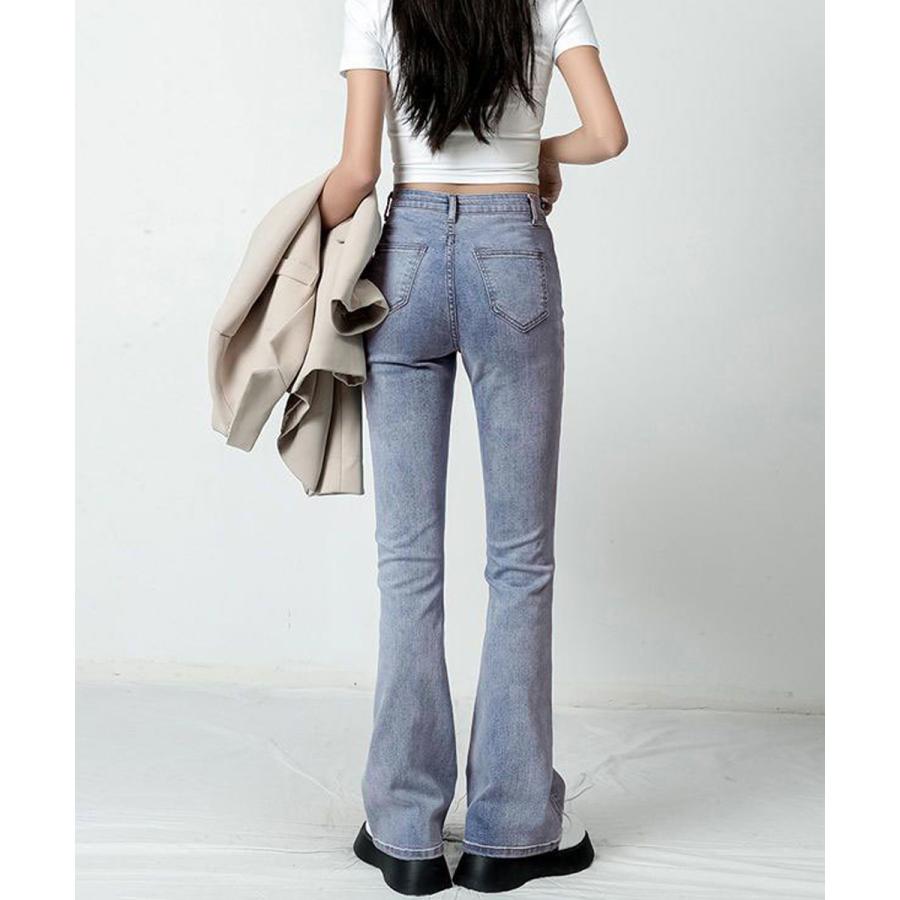 miniministore フレアデニムパンツ ストレッチパンツ韓国 - 画像 (7)