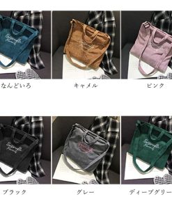 miniministore キャンバスバッグ レディース 刺しゅう ショルダーバッグ 2way 大容量 トートバッグ