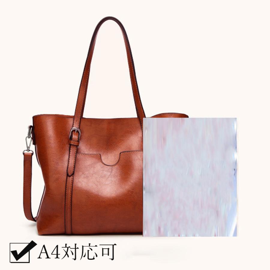 miniministore PUトートバッグ レディース ショルダーバッグ 斜め掛け 大容量 肩掛けバッグ おしゃれ レザーバッグ 大きめa4 バッグ OL - 画像 (6)