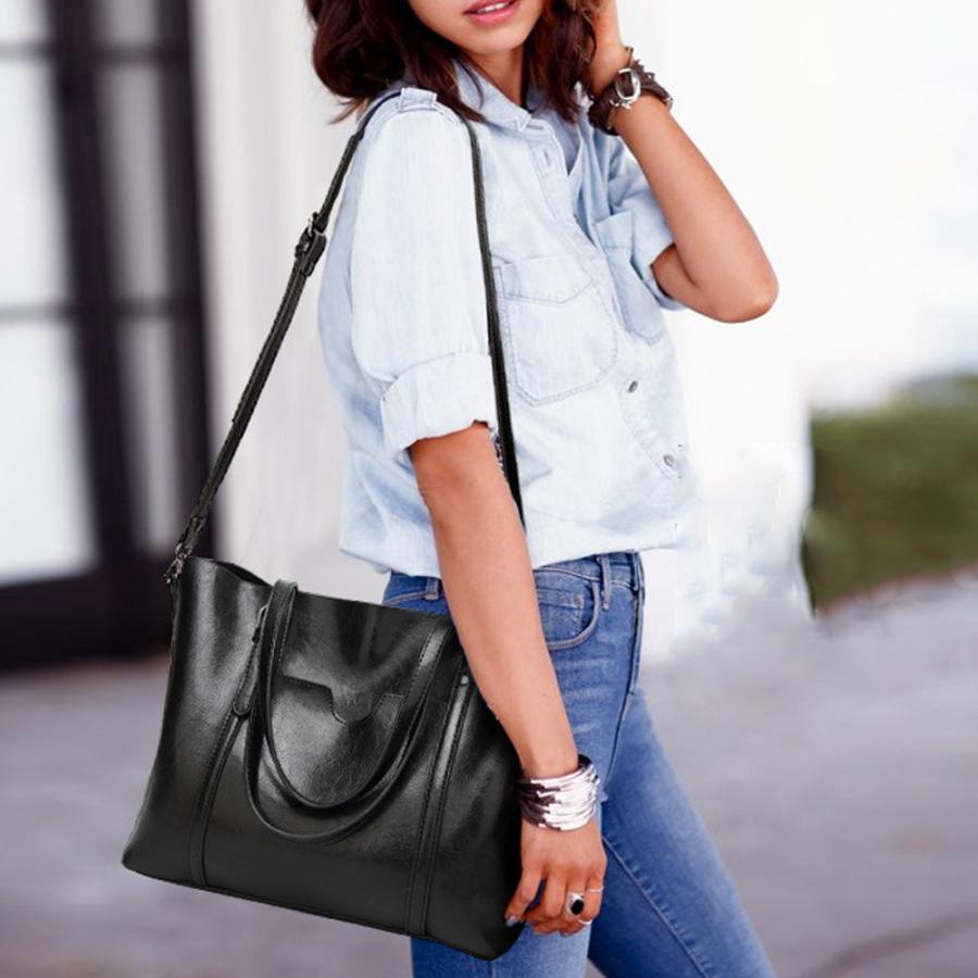 miniministore PUトートバッグ レディース ショルダーバッグ 斜め掛け 大容量 肩掛けバッグ おしゃれ レザーバッグ 大きめa4 バッグ OL - 画像 (7)