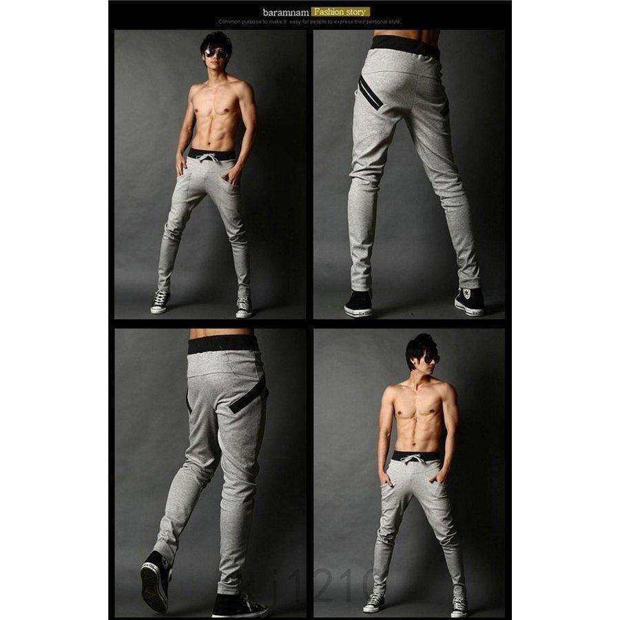 【大特価】スウェットパンツ メンズ ジョガーパンツ スエット クロップドパンツ 9分丈 ロング 大きいサイズ スリム ルームウェア スポーツ 夏服 秋 - 画像 (4)