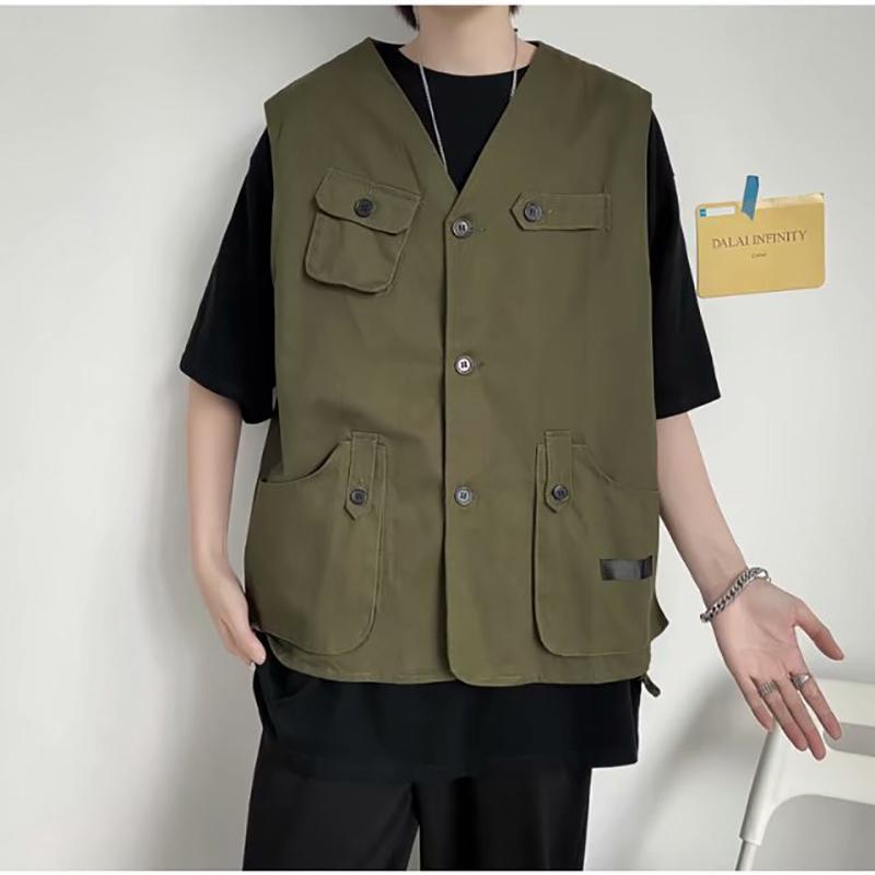 【特価】ゆるい 無地メンズ春夏カッコイイ 軽量 ジャケット スリム 通勤通学 20代30代 カジュアル - 画像 (7)