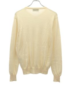 TOMORROWLAND tricot トゥモローランド トリコ カシミヤシルクVネックニットセーター 63-02-44-02628 アイボリー L ITO29LGDZZOO