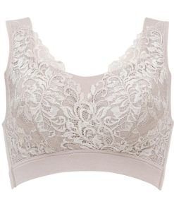 BRADELIS NewYork ブラデリス 素肌 しっとり ハッピーバストブラ23 ブラジャー ノンワイヤー ナイトブラ レディース インナー レース 幅広 補正 補整 下着 大きいサイズ